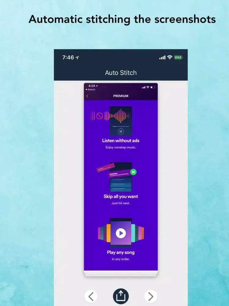 صور Auto Stitch - Long Screenshots iPad 