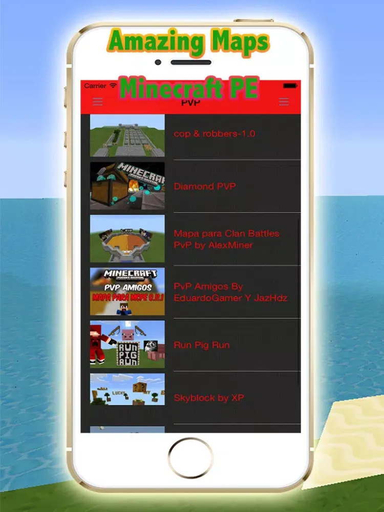 Pocket Maps for Minecraft PE Game iPad  स्क्रीनशॉट