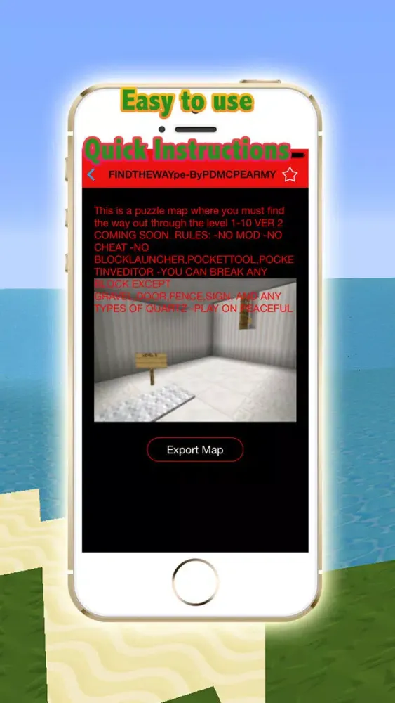 Pocket Maps for Minecraft PE Game स्क्रीनशॉट
