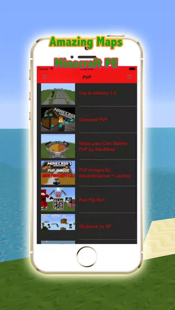 Pocket Maps for Minecraft PE Game स्क्रीनशॉट