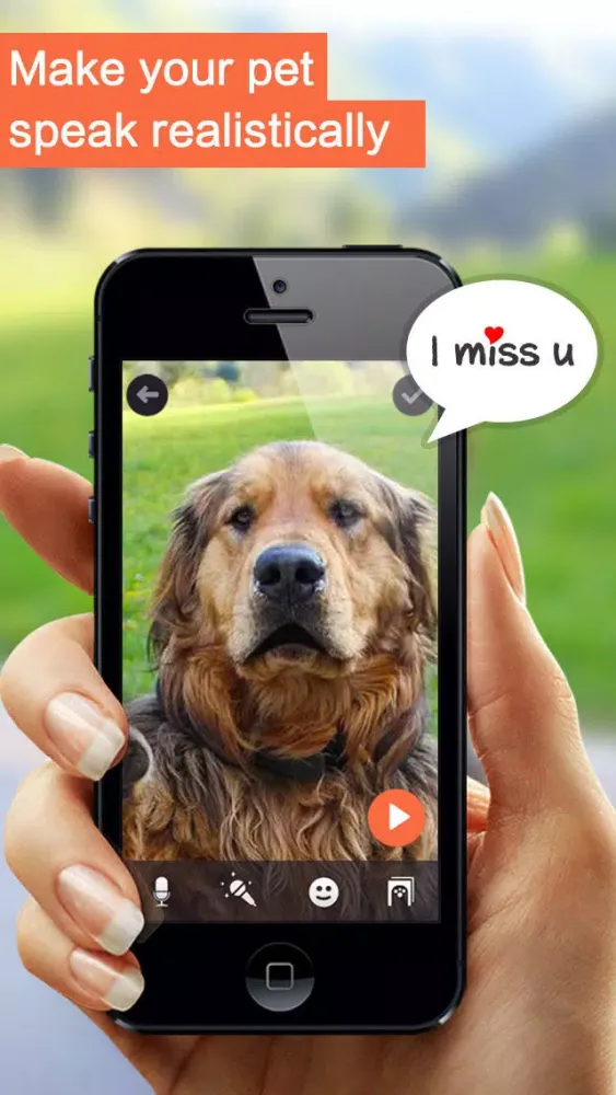My Pet Can Talk - Make your dog, cat or other pets talking like talking tom, ginger, angela or ben FREE Screenshots