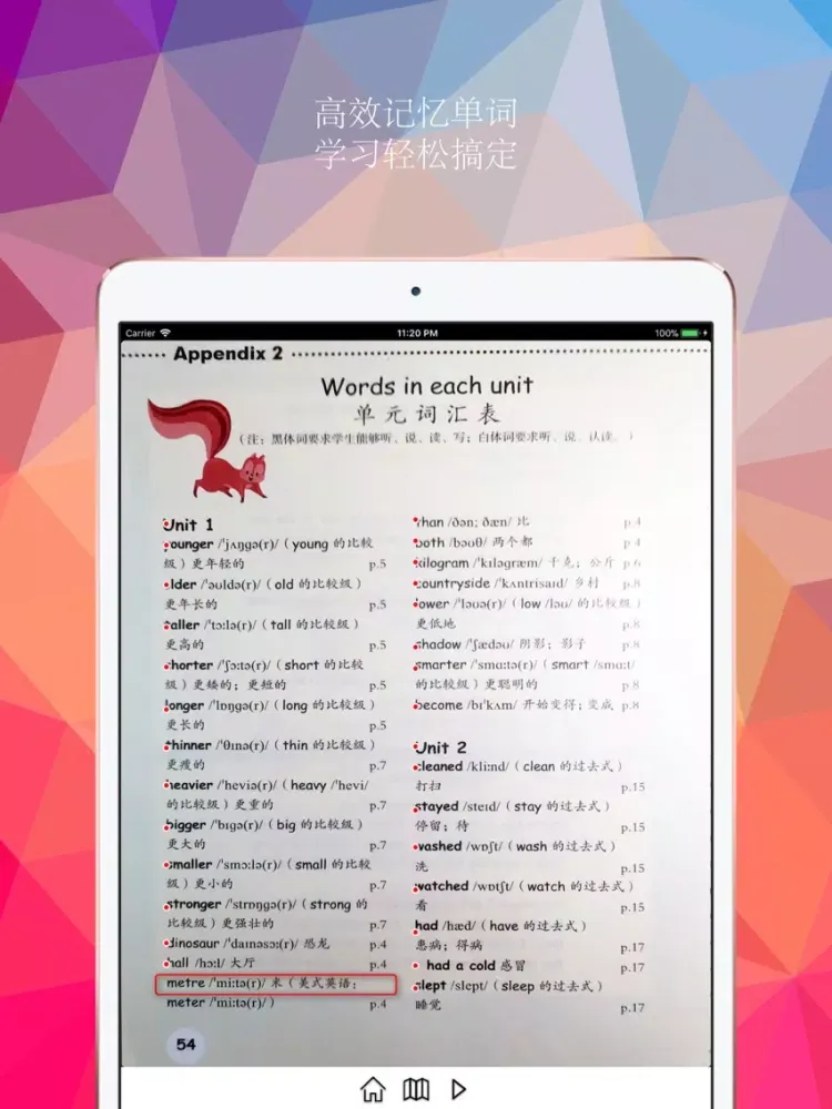صور PEP人教版小学英语智能点读机 iPad 