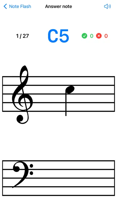 Note Flash: Music Reading سکرین شاٹس