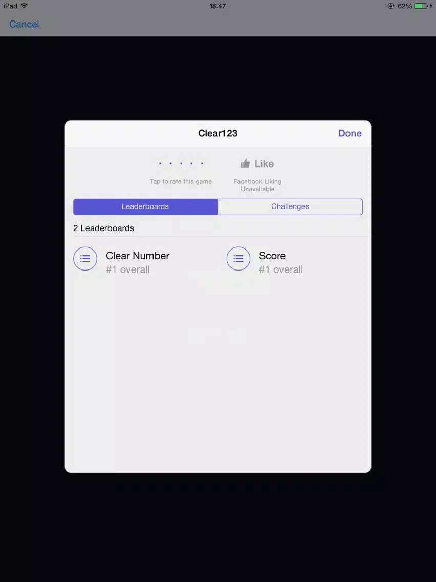 ภาพหน้าจอของ Clear123 iPad 