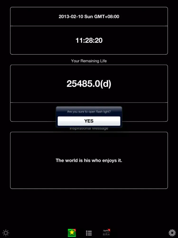 Tangkapan skrin Inspire My Life iPad 