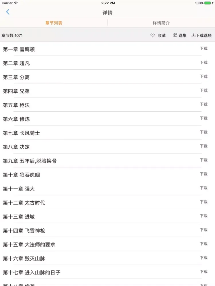 Tangkapan layar 网络小说大全 iPad 