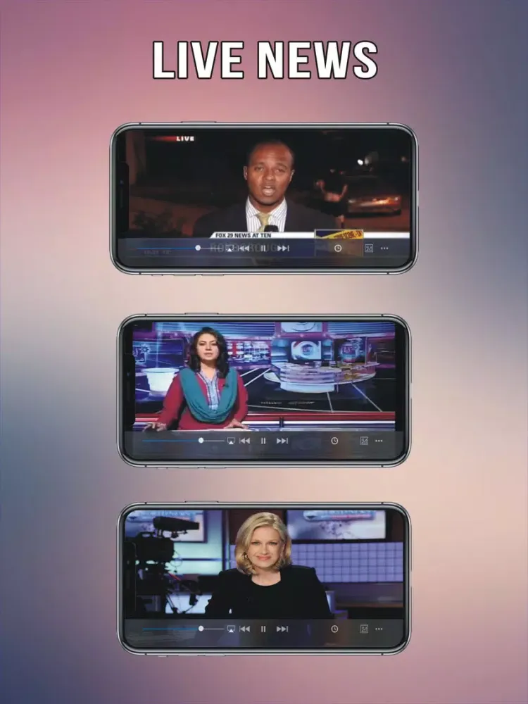 Capturas de pantalla de News Tv iPad 