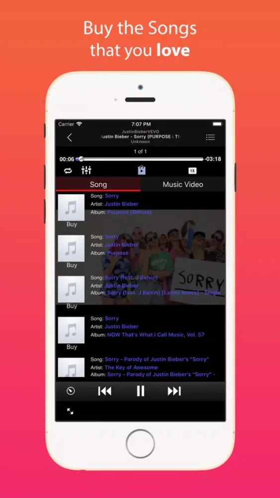 Muzik- Music Finder & Streamer سکرین شاٹس