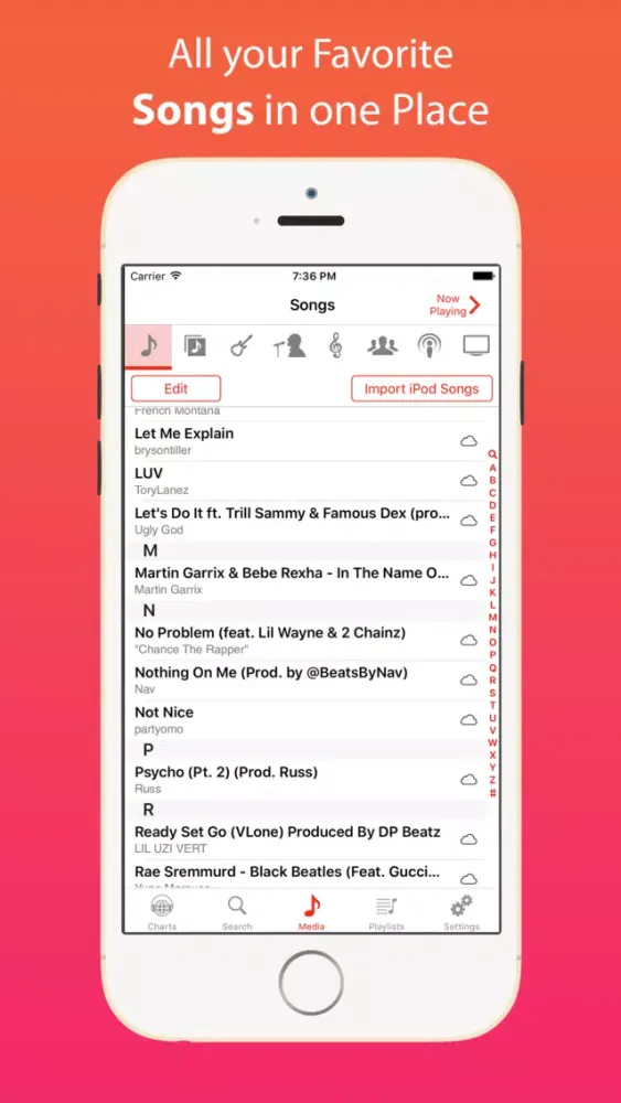 Muzik- Music Finder & Streamer سکرین شاٹس