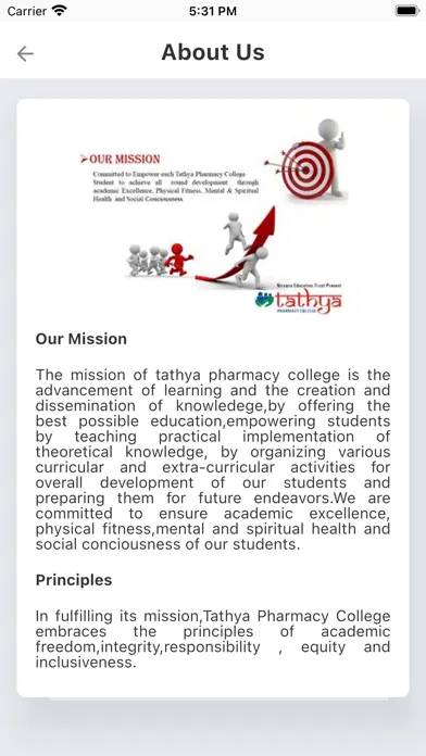 Capturas de tela do Tathya Education