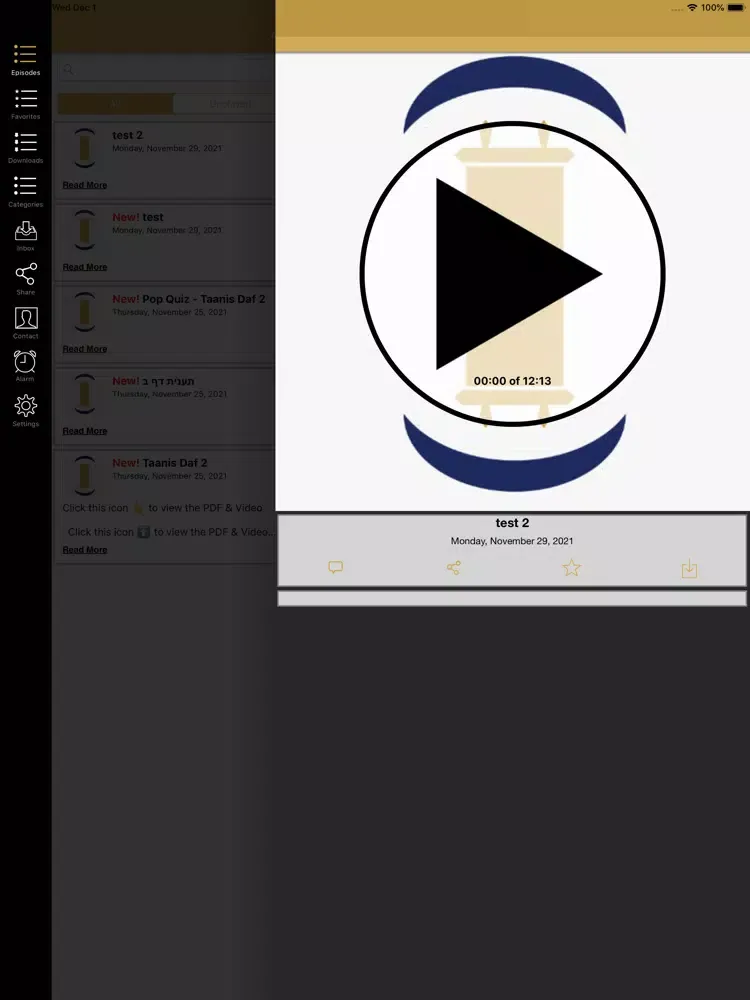 Screenshot di Zichru iPad 