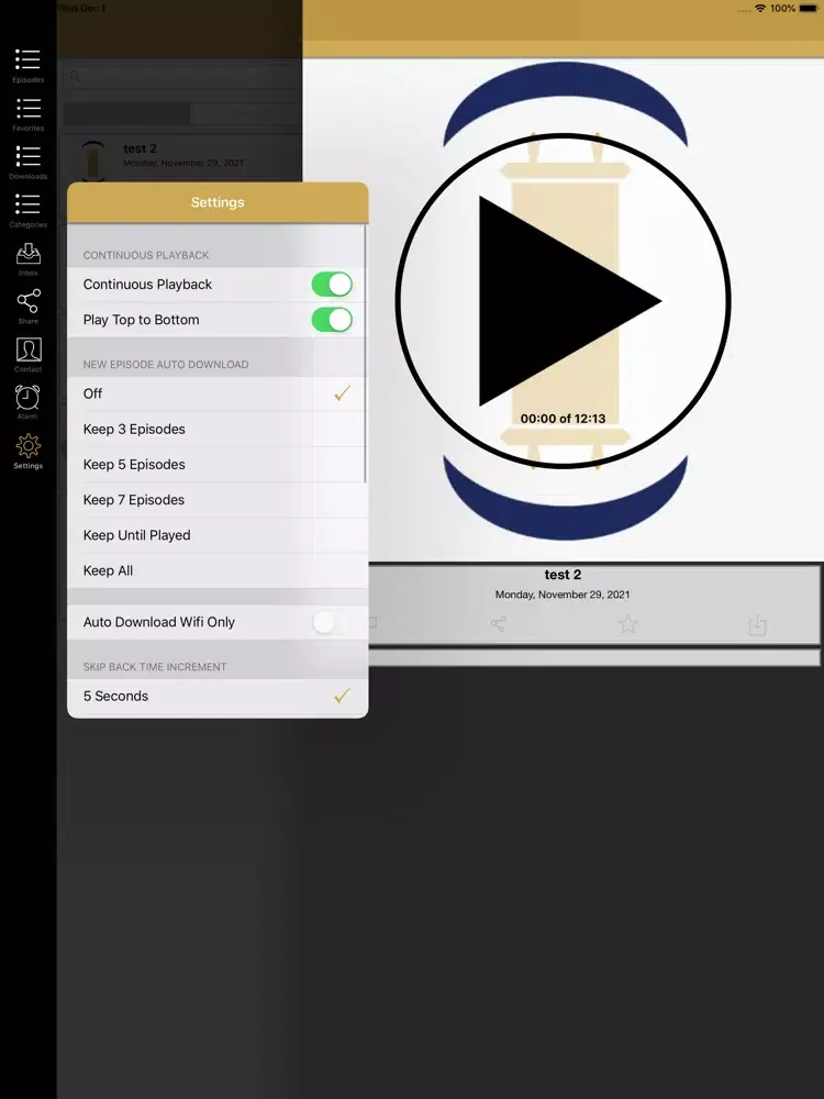 Screenshot di Zichru iPad 