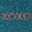 Glitter Text Message Stickers