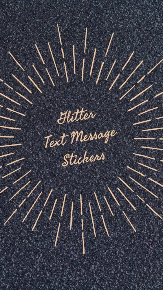 صور Glitter Text Message Stickers