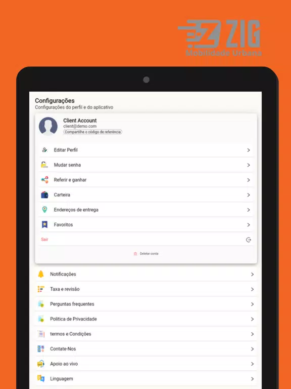 Zig para Parceiros iPad  Screenshots