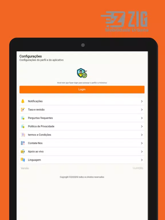 Zig para Parceiros iPad  Screenshots
