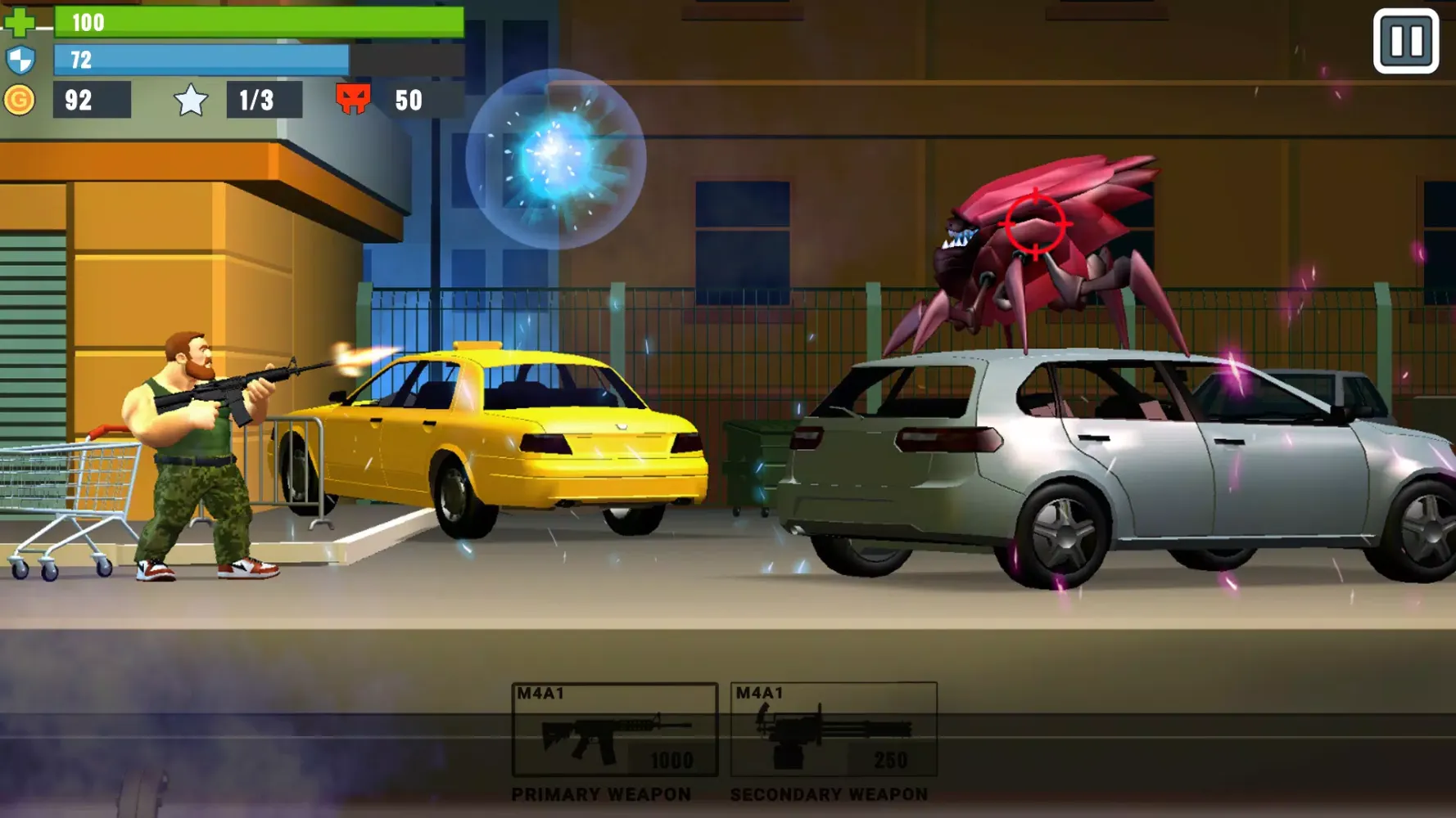 Metal Brother. 2D Offline Game スクリーンショット