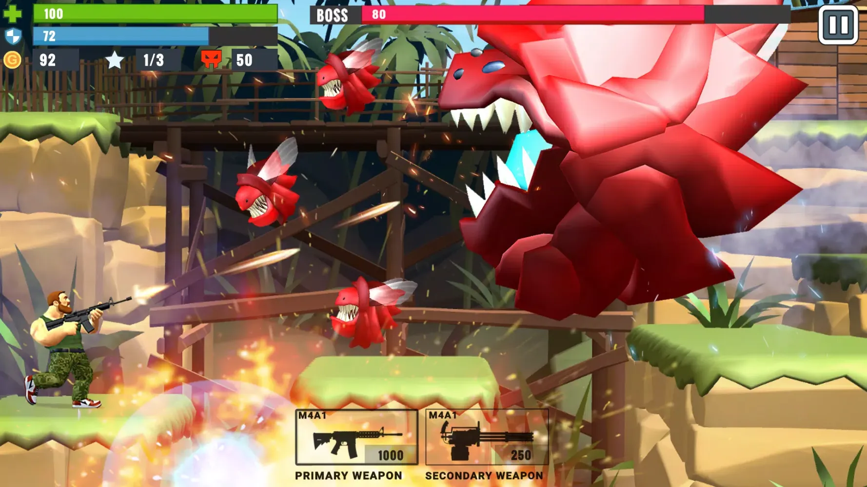 Metal Brother. 2D Offline Game スクリーンショット
