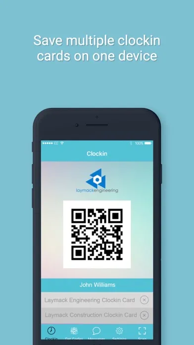 Ảnh chụp màn hình của Smart Clockin Timecard Manager