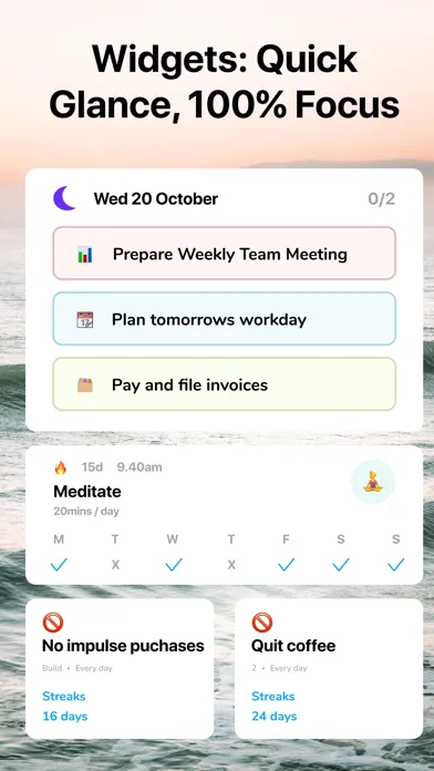 ภาพหน้าจอของ ADHD Organizer, Planner: Focus