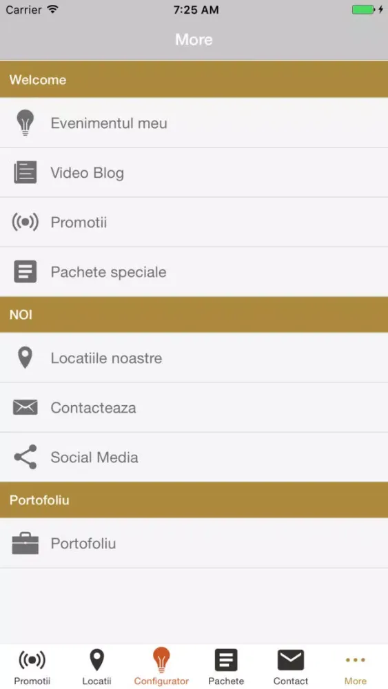 Jubile Catering Screenshots