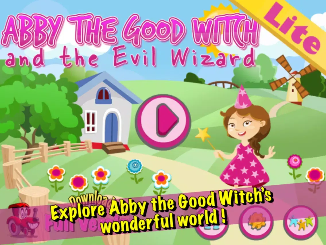 Abby the Good Witch and the evil wizard LITE iPad 應用截圖
