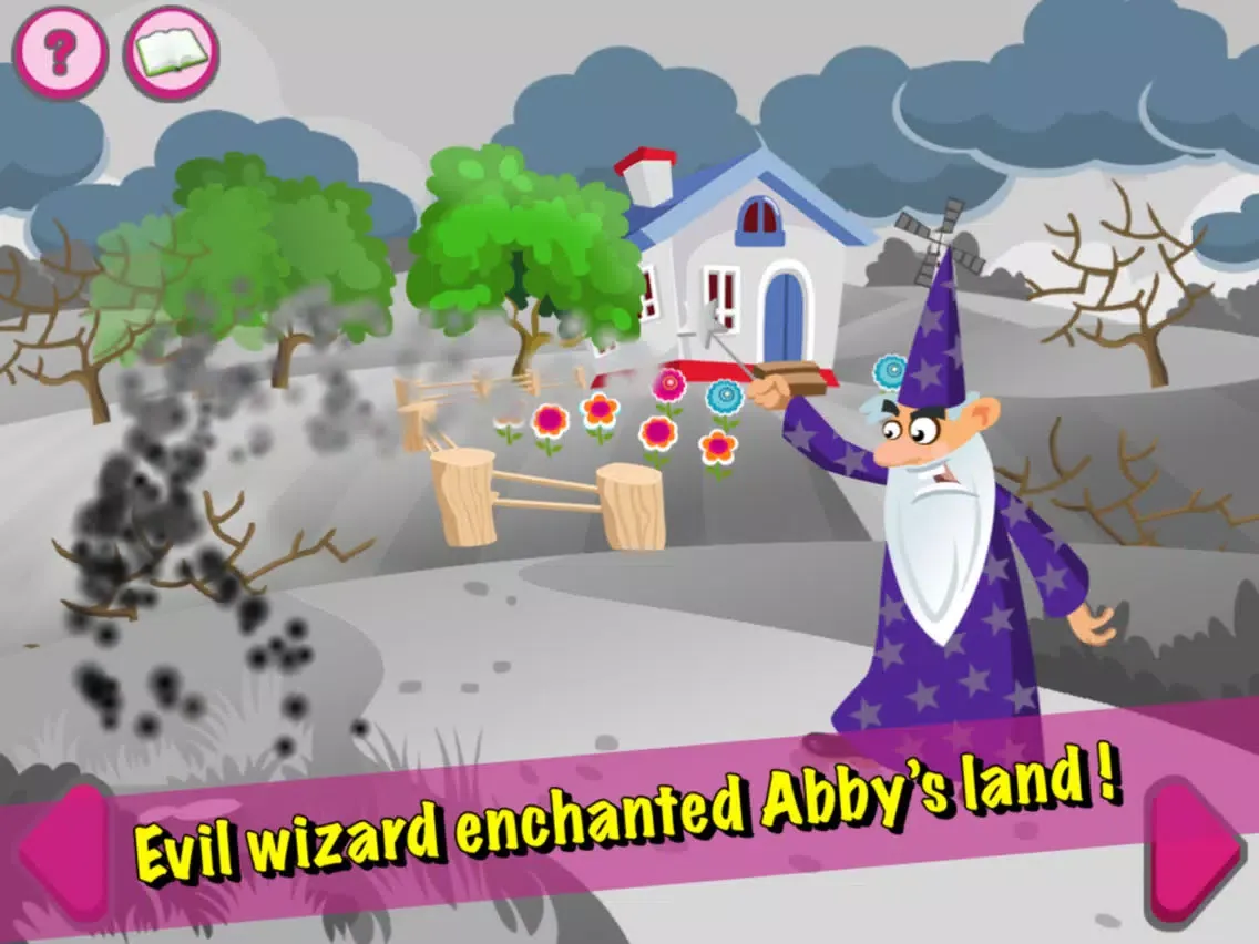Abby the Good Witch and the evil wizard LITE iPad 應用截圖