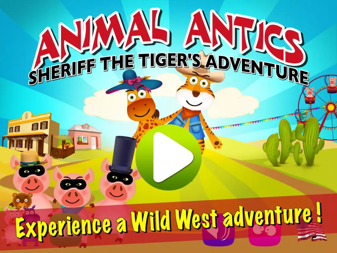 Animal Antics: Sheriff the Tiger’s Adventure LITE iPad স্ক্রিনশট