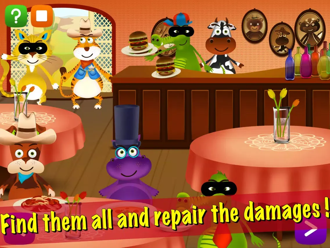 Animal Antics: Sheriff the Tiger’s Adventure LITE iPad স্ক্রিনশট