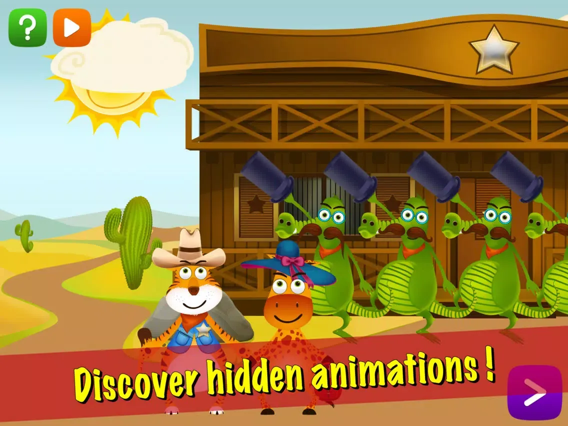 Animal Antics: Sheriff the Tiger’s Adventure LITE iPad স্ক্রিনশট