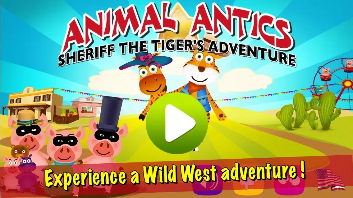 Animal Antics: Sheriff the Tiger’s Adventure LITE স্ক্রিনশট