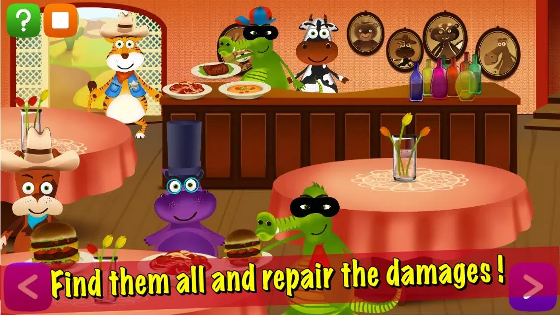 Animal Antics: Sheriff the Tiger’s Adventure LITE স্ক্রিনশট