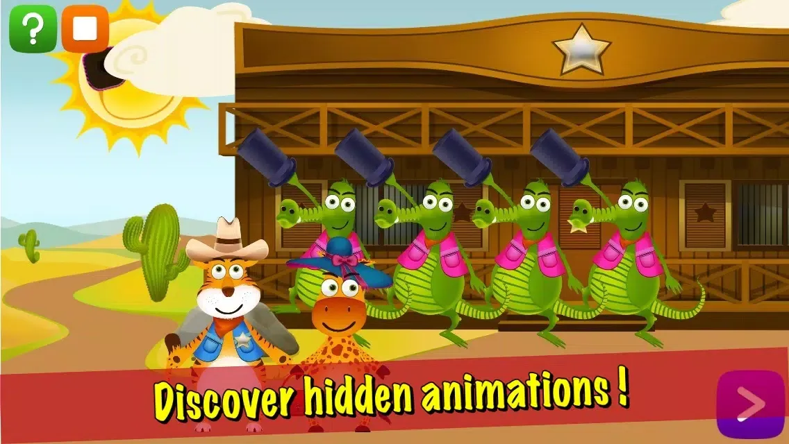 Animal Antics: Sheriff the Tiger’s Adventure LITE স্ক্রিনশট