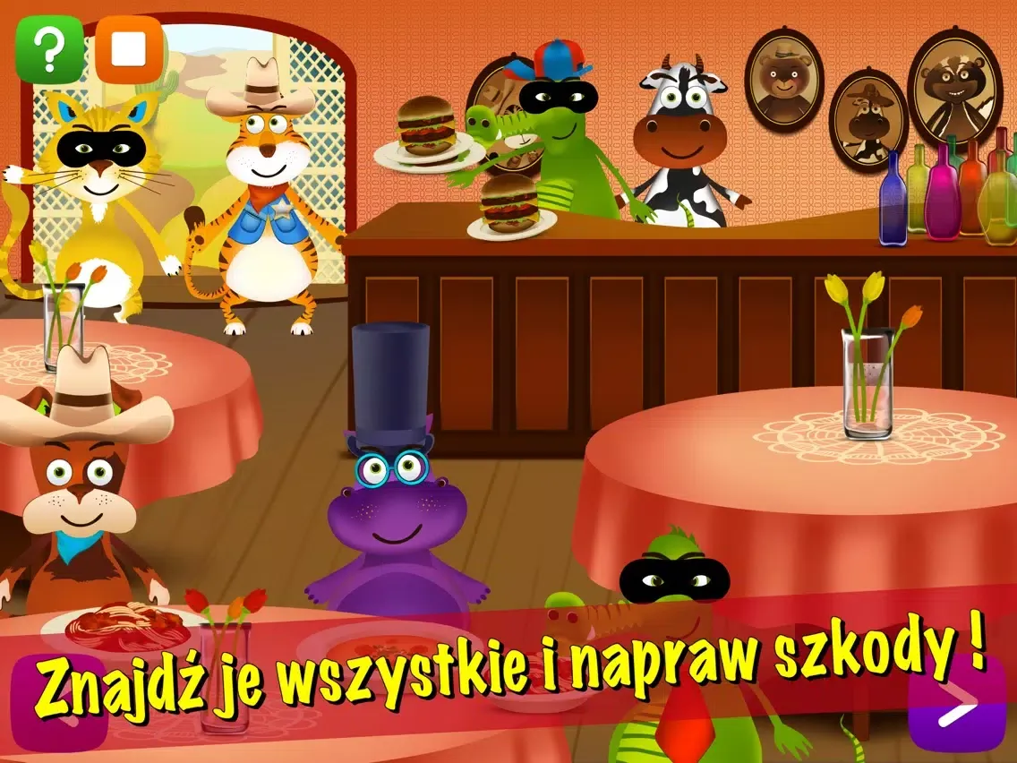 ภาพหน้าจอของ Zwierzaki Łobuziaki: Przygoda Szeryfa Tygrysa LITE iPad 