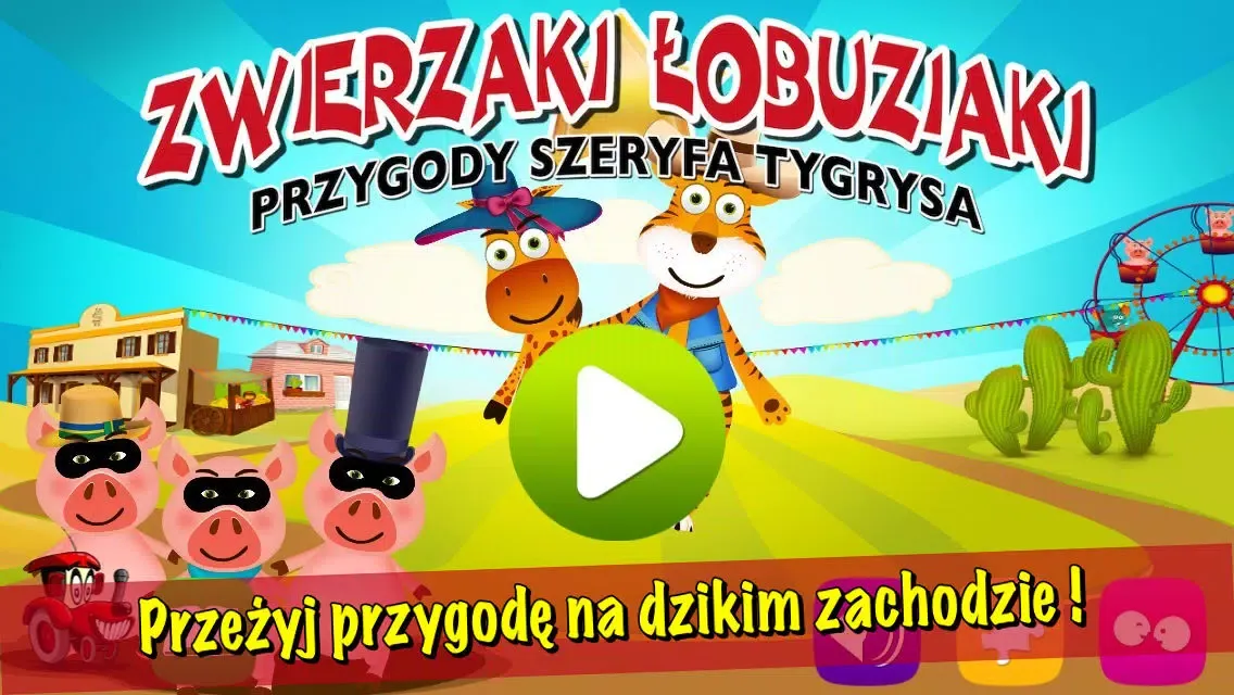 ภาพหน้าจอของ Zwierzaki Łobuziaki: Przygoda Szeryfa Tygrysa LITE