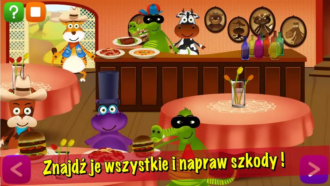 ภาพหน้าจอของ Zwierzaki Łobuziaki: Przygoda Szeryfa Tygrysa LITE