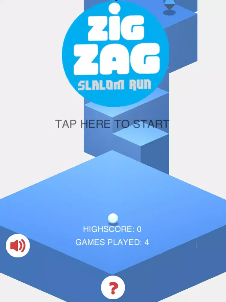 Zig Zag Slalom Run iPad  Screenshots
