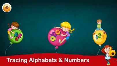 Alphabets and Numbers Tracing 스크린샷