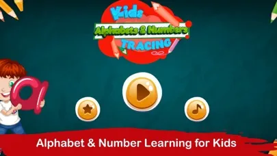 Alphabets and Numbers Tracing 스크린샷