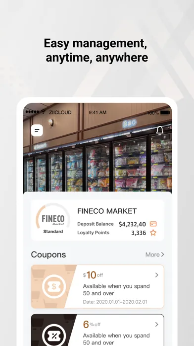 Captures d'écran de Fineco Market