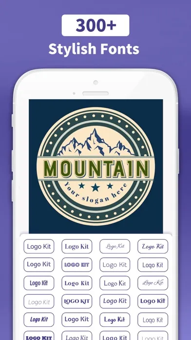 Tangkapan skrin Logo Maker & Creator - Logokit