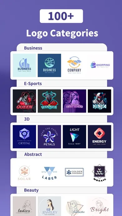 Tangkapan skrin Logo Maker & Creator - Logokit