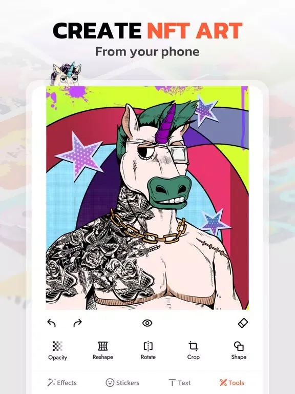 AI NFT Art Generator: UniPixel iPad  স্ক্রিনশট