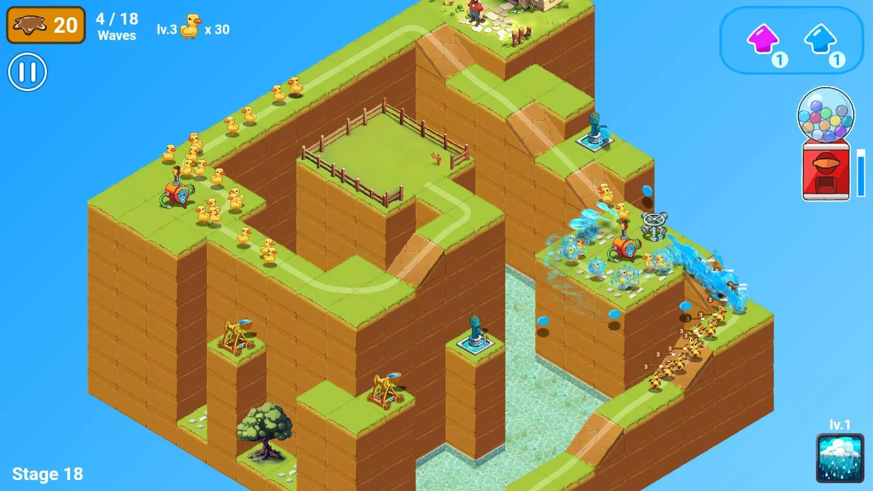 Duck Shower TD Screenshots