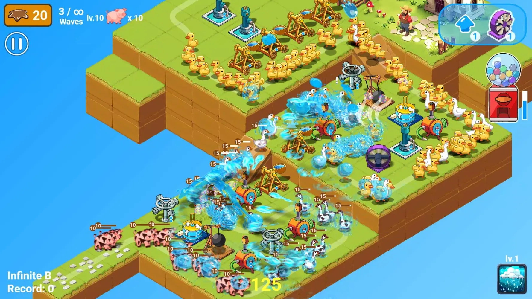 Duck Shower TD Screenshots