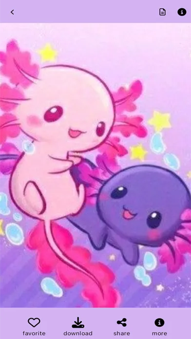 Ảnh chụp màn hình của Pink Axolotl Pet :aesthetic 4k