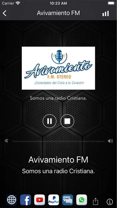 Capturas de tela do Avivamiento FM
