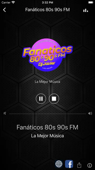 Capturas de tela do Fanaticos 80s 90s FM