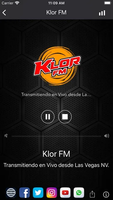 Tangkapan layar Klor FM