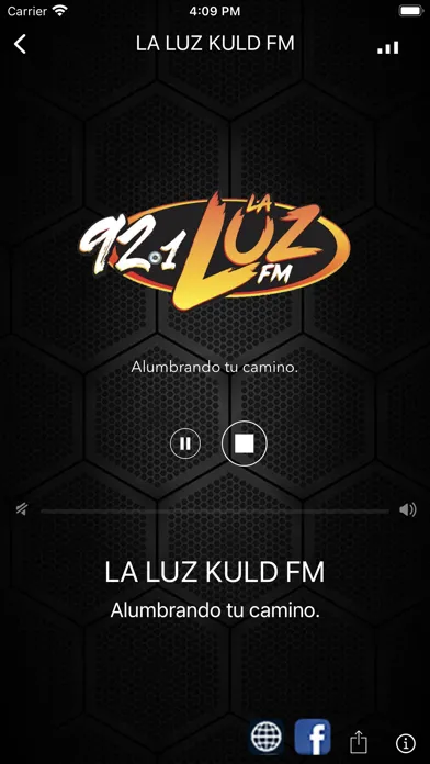 Tangkapan skrin La Luz Kuld FM